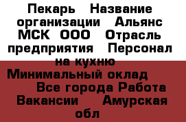 Пекарь › Название организации ­ Альянс-МСК, ООО › Отрасль предприятия ­ Персонал на кухню › Минимальный оклад ­ 28 500 - Все города Работа » Вакансии   . Амурская обл.